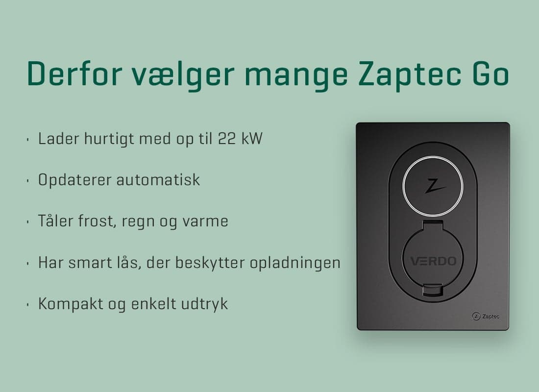 Zaptec go ladeboks bullets